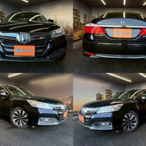 2013 Honda Accord Hybrid black gasoline used car Japan export