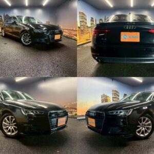 2017 Audi A4 black gasoline used car Japan export