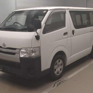 2014 Toyota Hiace Van white gasoline used car Japan export