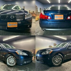 2007 Nissan Fuga blue gasoline used car Japan export