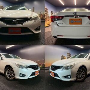 2013 Toyota Mark X white gasoline used car Japan export