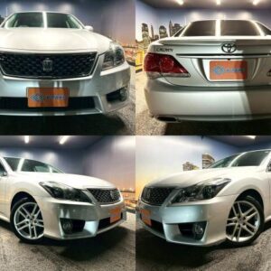 2012 Toyota Crown silver gasoline used car Japan export