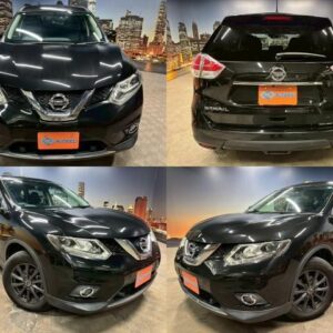 2015 Nissan X-Trail black gasoline used car Japan export