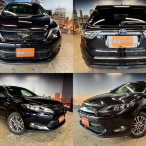 2014 Toyota Harrier Hybrid black gasoline used car Japan export