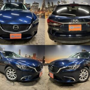 2017 Mazda Atenza Wagon blue diesel used car Japan export