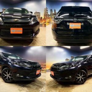 2016 Toyota Harrier black gasoline used car Japan export