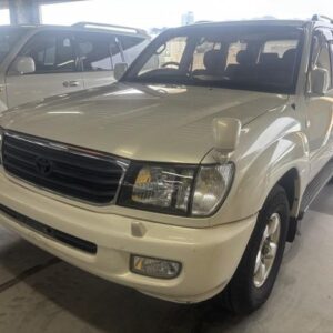 1999 Toyota Land Cruiser 100 pearl gasoline used car Japan export