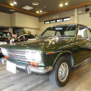 1970 Nissan Bluebird green gasoline used car Japan export
