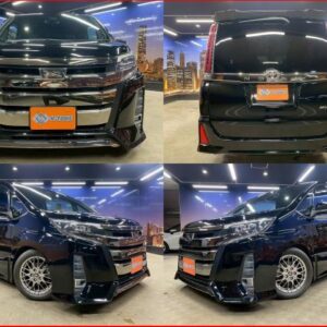 2018 Toyota Noah black gasoline used car Japan export