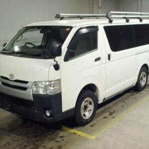 2016 Toyota Hiace Van white diesel used car Japan export