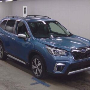 2018 Subaru Forester blue gasoline used car Japan export