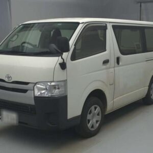 2016 Toyota Hiace Van white diesel used car Japan export