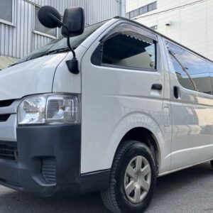 2016 Toyota Hiace Van white diesel used car Japan export
