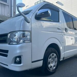 2010 Toyota Regius Ace Van pearl diesel used car Japan export