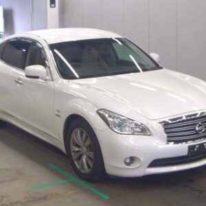 2012 Nissan Fuga Hybrid pearl gasoline used car Japan export