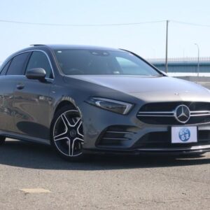 2019 Mercedes Amg A-Class gray gasoline used car Japan export