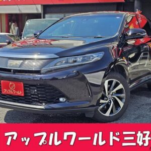 2017 Toyota Harrier black gasoline used car Japan export