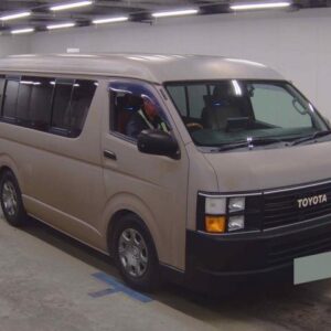 2010 Toyota Hiace Wagon yellow gasoline used car Japan export