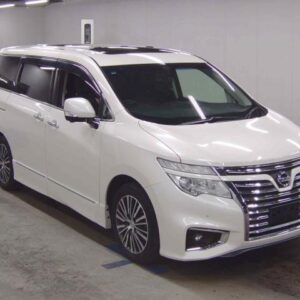 2016 Nissan Elgrand pearl gasoline used car Japan export