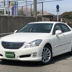 2008 Toyota Crown white gasoline used car Japan export