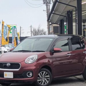 2017 Daihatsu Boon red gasoline used car Japan export