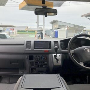 2013 Toyota Hiace Van silver gasoline used car Japan export