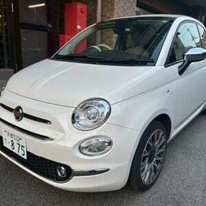 2017 Fiat 500C pearl gasoline used car Japan export