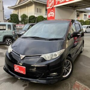 2006 Toyota Estima black gasoline used car Japan export