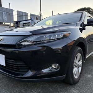 2014 Toyota Harrier black gasoline used car Japan export