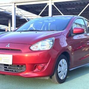 2013 Mitsubishi Mirage red gasoline used car Japan export