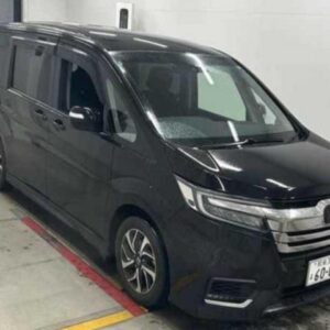2021 Honda Stepwagon Spada black gasoline used car Japan export
