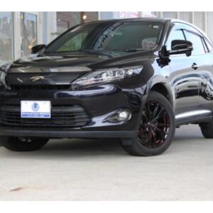 2015 Toyota Harrier Hybrid black gasoline used car Japan export