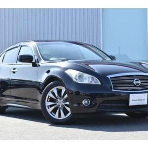 2013 Nissan Fuga black gasoline used car Japan export