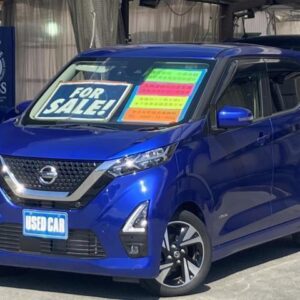 2021 Nissan Dayz blue hybrid used car Japan export