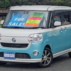 2017 Daihatsu Move Canbus blue gasoline used car Japan export