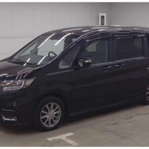 2021 Honda Stepwagon Spada black gasoline used car Japan export