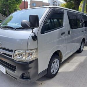 2012 Toyota Hiace Van silver gasoline used car Japan export