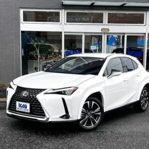 2023 Lexus Ux white hybrid used car Japan export
