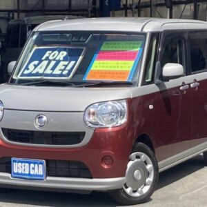 2018 Daihatsu Move Canbus red gasoline used car Japan export