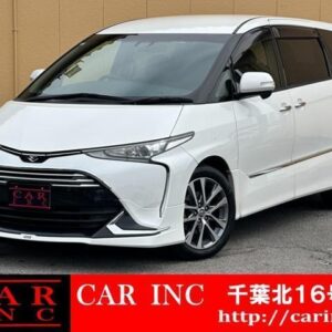 2017 Toyota Estima pearl gasoline used car Japan export