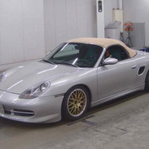 2001 Porsche Boxster silver gasoline used car Japan export