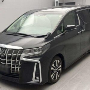2023 Toyota Alphard black gasoline used car Japan export