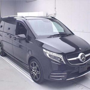 2021 Mercedes Benz V-Class black diesel used car Japan export