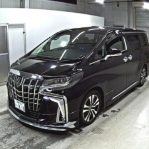 2021 Toyota Alphard black gasoline used car Japan export
