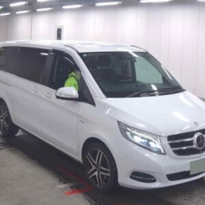 2015 Mercedes Benz V-Class white diesel used car Japan export