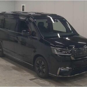2023 Honda Stepwagon black gasoline used car Japan export