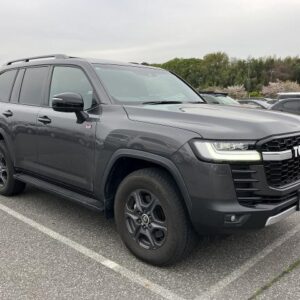 2023 Toyota Land Cruiser black gasoline used car Japan export