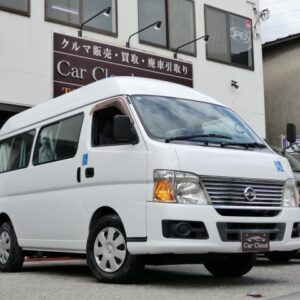 2010 Nissan Caravan Bus white gasoline used car Japan export