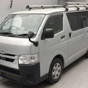 2021 Toyota Hiace Van silver diesel used car Japan export