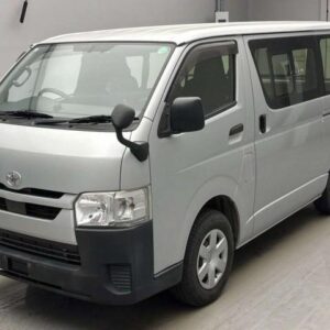 2020 Toyota Hiace Van silver diesel used car Japan export